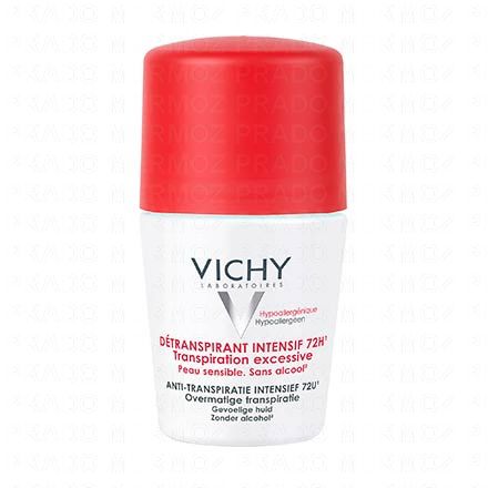 VICHY D&eacute;transpirant intensif 72h transpiration exessive (roll'on 50ml)