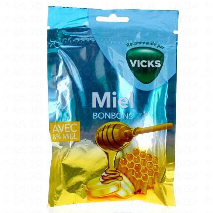 VICKS Bonbons miel 72g