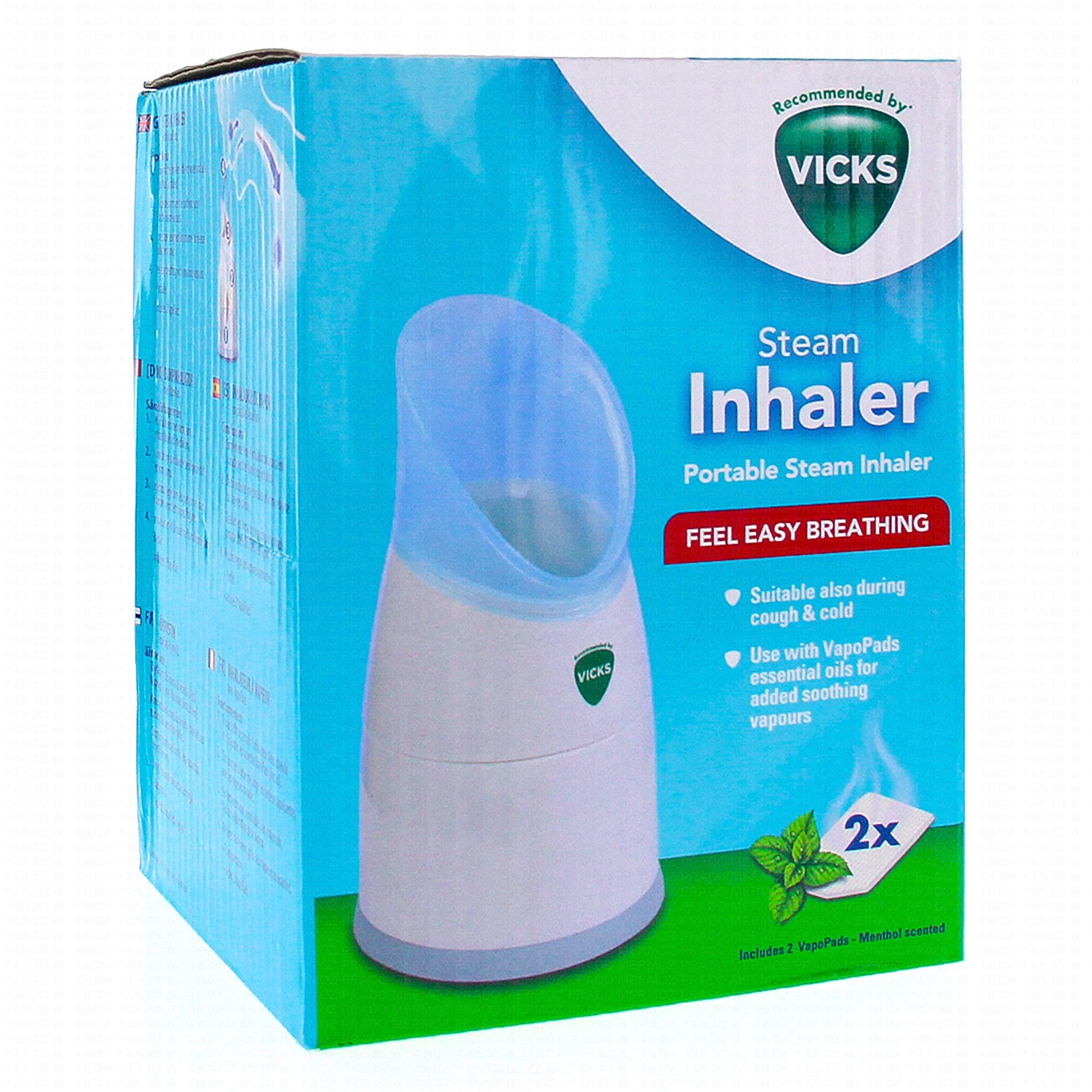 Inhalateur d'huiles essentielles - Bleu