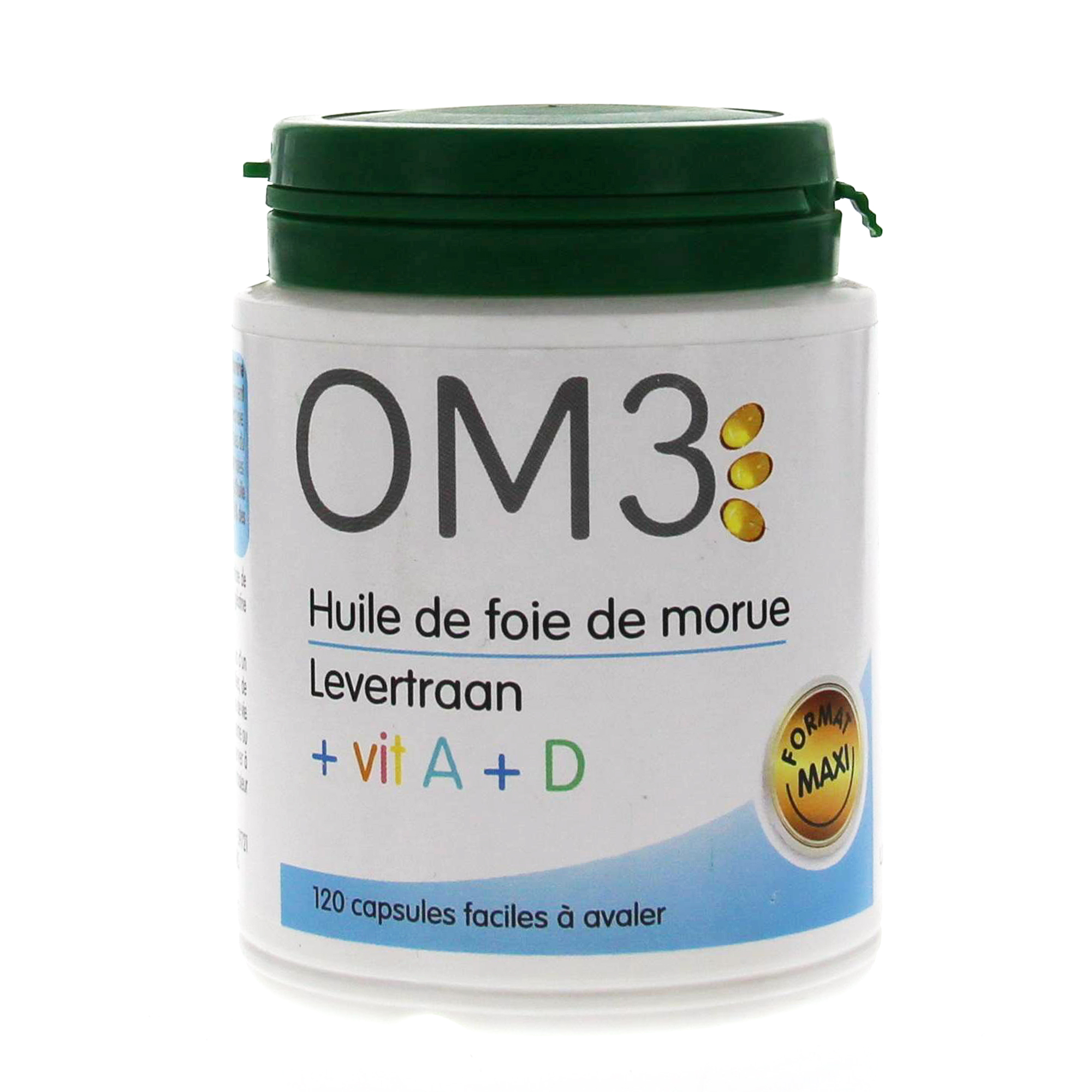 VIE ET SANTE OM3 huile de foie de morue capsules x 120 - Pharmacie en