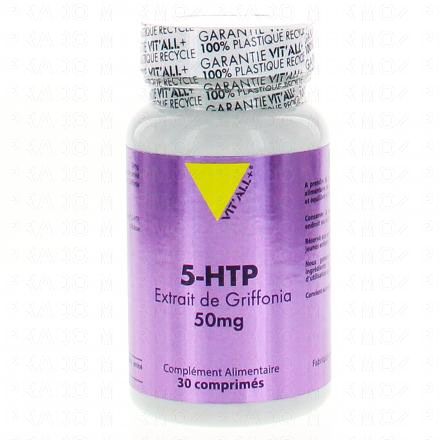 VIT'ALL+ 5-HTP Extrait de Griffonia 30 comprim&eacute;s