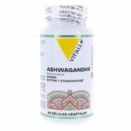 VIT'ALL+ Ashwagandha biologique 600mg 60 g&eacute;lules