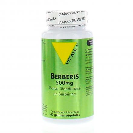 VIT'ALL+ Berberis 500 mg g&eacute;lules v&eacute;g&eacute;tales x 60