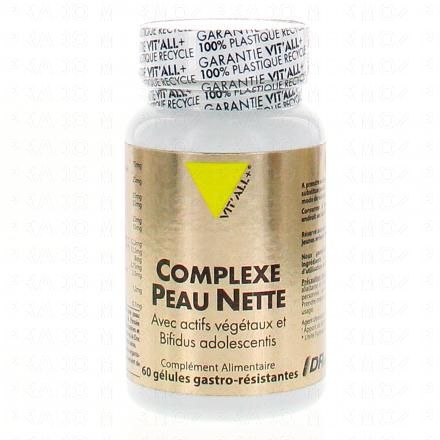 VIT'ALL+ Complexe Peau Nette 60 g&eacute;lules gastro-r&eacute;sistantes