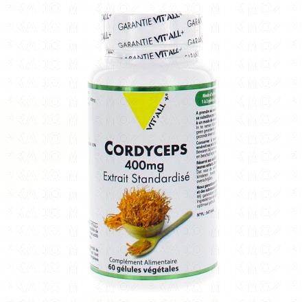 VIT'ALL+ Cordyceps 400mg 60 g&eacute;lules