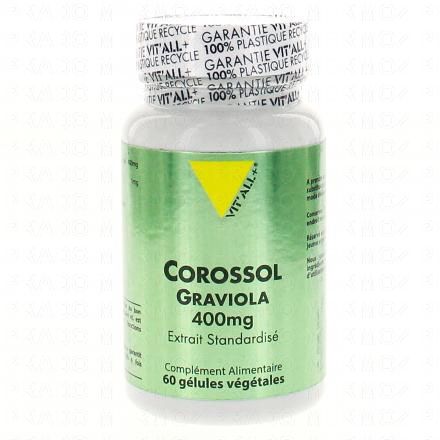 VIT'ALL+ Corossol Graviola 400mg 60 g&eacute;lules