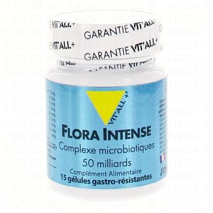 VIT'ALL+ Flora Intense complexe probiotique 50 milliards 15 g&eacute;lules