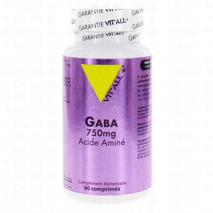 VIT'ALL+ Gaba 750mg 60 comprim&eacute;s