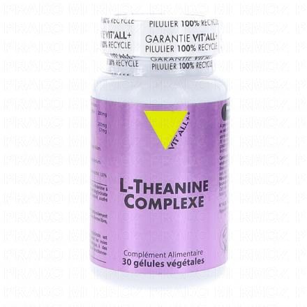 VIT'ALL+ L-Theanine Complexe 30 g&eacute;lules v&eacute;g&eacute;tales