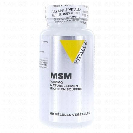VIT'ALL+ MSM (Methyl-Sulfonyl-Methane) 1000mg x60 g&eacute;lules