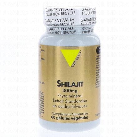 VIT'ALL+ Shilajit 300mg - Extrait Standardis&eacute; x60 g&eacute;lules