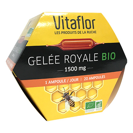 VITAFLOR Gelée royale BIO 20 ampoules