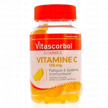 VITASCORBOL - Gommes Vitamine C 125mg x60 gommes