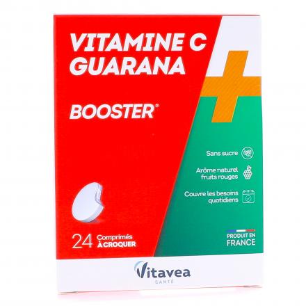 VITAVEA Booster Vitamine C + Guarana 24 comprim&eacute;s