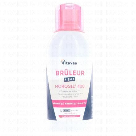 VITAVEA Brûleur 4 en 1 Morosil 400 Saveur pêche (500ml)