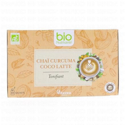 VITAVEA Chaï Curcuma Coco Latte Tonifiant 20 sachets