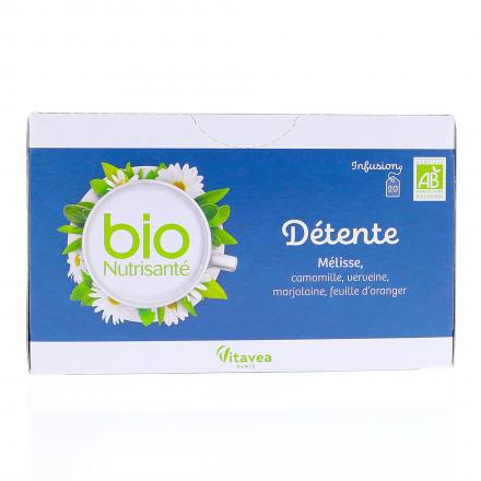 VITAVEA Infusion bio D&eacute;tente M&eacute;lisse 20 sachets