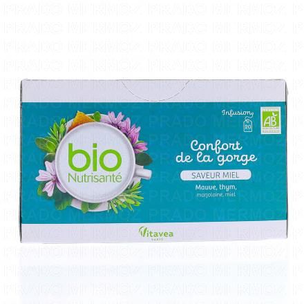 VITAVEA Infusion bio confort de la gorge