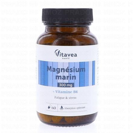 VITAVEA Magn&eacute;sium marin vitamine B6 60 g&eacute;lules