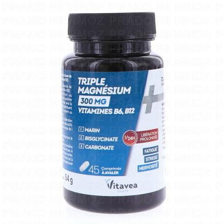 VITAVEA Triple Magn&eacute;sium 300mg x45 comprim&eacute;s