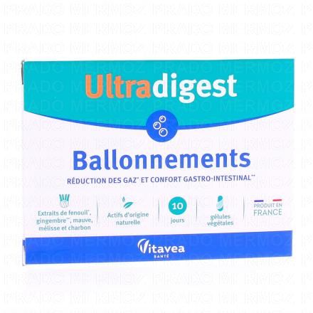 VITAVEA UltraDigest Ballonnements 30 gélules