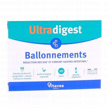 VITAVEA UltraDigest - Ballonnements (x30 g&eacute;lules)