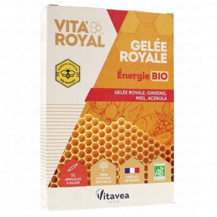 VITAVEA Vita'Royal Gel&eacute;e Royale Energie Bio 10 ampoules