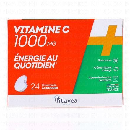 VITAVEA Vitamine C 1000mg (24 comprim&eacute;s &agrave; croquer)