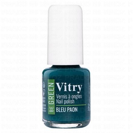 VITRY BE GREEN - Vernis &agrave; ongles n&deg;107 Bleu Paon 6ml