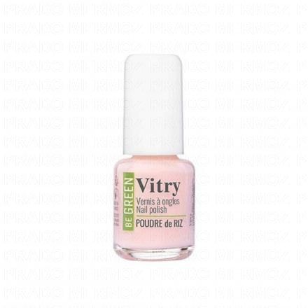 VITRY BE GREEN - Vernis &agrave; ongles n&deg;28 Poudre de Riz 6ml