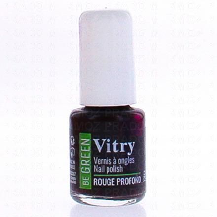 VITRY Be Green - Vernis &agrave; ongles n&deg;84 Rouge Profond 6ml