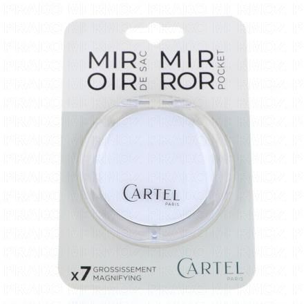 VITRY Cartel - Miroir de sac grossissant x7 (rond blanc)