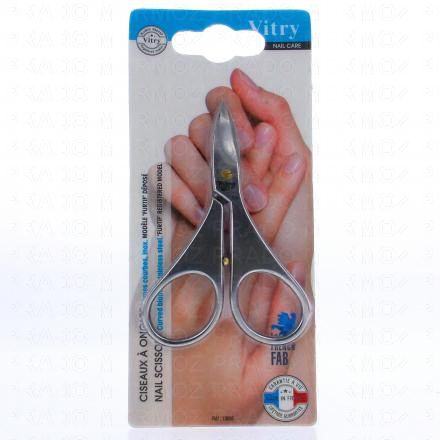 VITRY Nail Care - Ciseaux &agrave; ongles courbes mod&egrave;le furtif