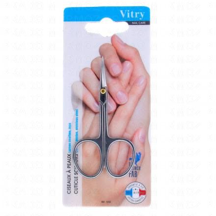VITRY Nail Care - Ciseaux &agrave; peaux lames courbes