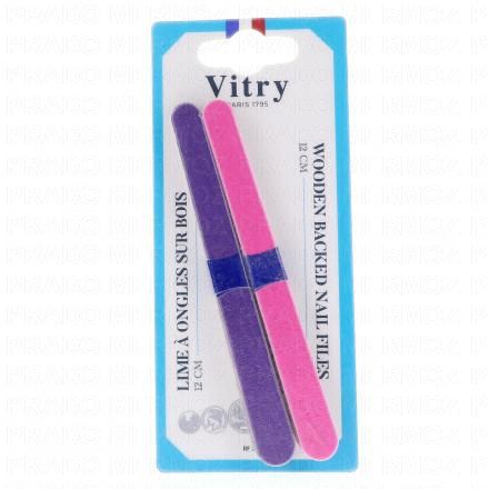 VITRY Nail Care - Lime &agrave; ongles Cristal 12cm x6