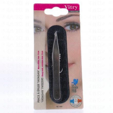 VITRY Face Care - Pince &agrave; &eacute;piler yatagan 9cm