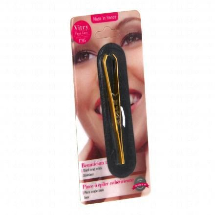 VITRY Face Care - Pince &agrave; &eacute;piler prestige inox crabe