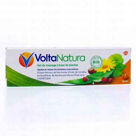 VOLTANATURA Gel de massage à base de plantes bio (50ml)