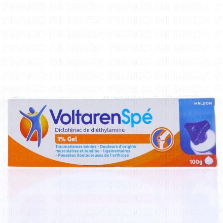 VOLTAREN Spé 1% gel tube 100g