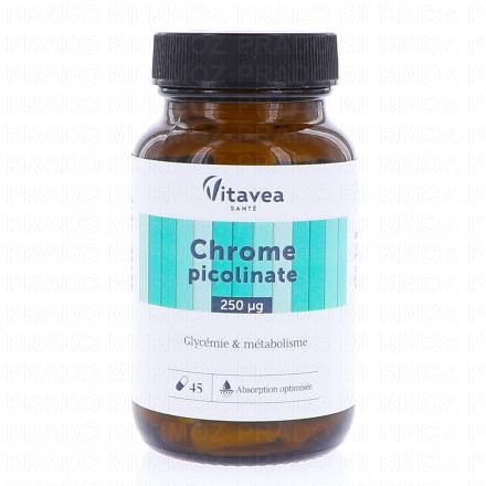 Vitavea Chrome Picolinate 45 g&eacute;lules 250&micro;g