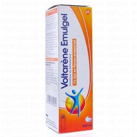 Voltarène emulgel 1 % (flacon pressurisé 100ml)