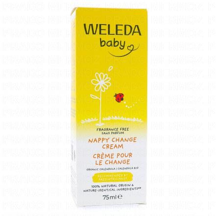 WELEDA Baby - Cr&egrave;me pour le Change Sans parfum Calendula 75ml