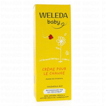 WELEDA Baby - Cr&egrave;me pour le change b&eacute;b&eacute; au Calendula (75ml)