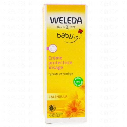 WELEDA Baby - Cr&egrave;me Protectrice Visage b&eacute;b&eacute; bio au Calendula (tube 50ml)