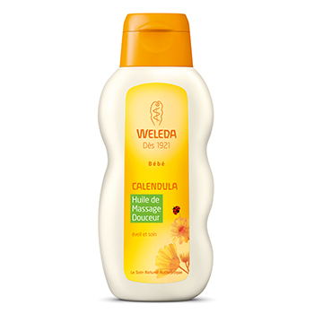 WELEDA Calendula huile de massage douceur b&eacute;b&eacute; bio