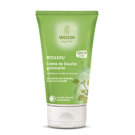 WELEDA Cr&egrave;me de douche gommante au bouleau bio