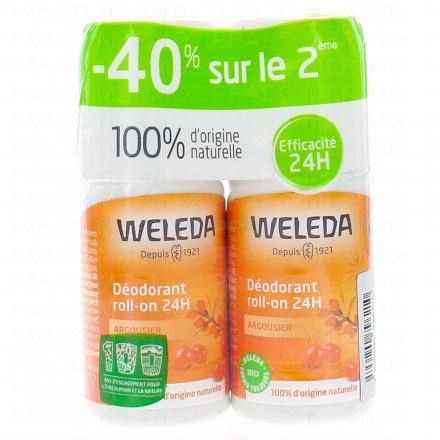 WELEDA D&eacute;odorant roll-on argousier (2x50ml)