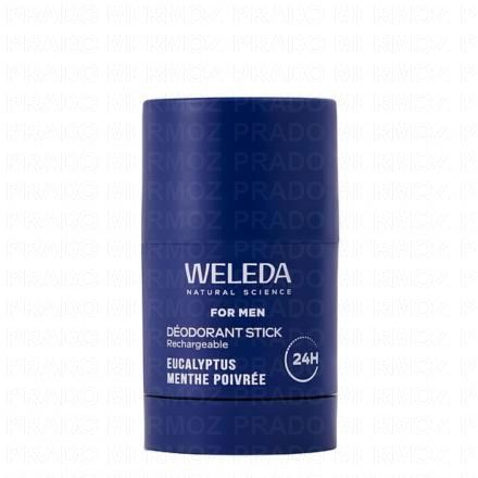 WELEDA For Men - D&eacute;odorant Stick Rechargeable Eucalyptus Menthe Poivr&eacute;e (d&eacute;odorant)
