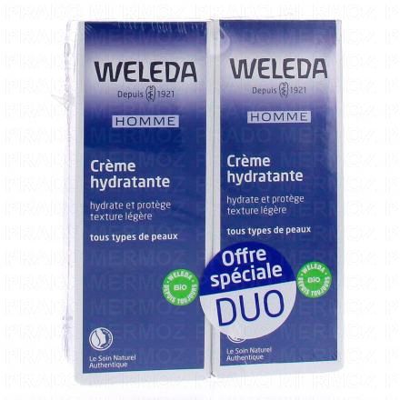 WELEDA Homme Crème hydratante (2 tubes de 30ml)