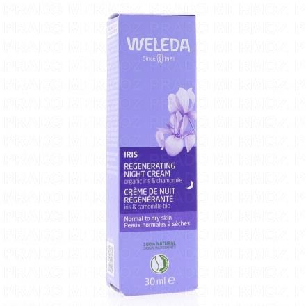 WELEDA Iris Cr&egrave;me de nuit r&eacute;confortante bio tube 30ml